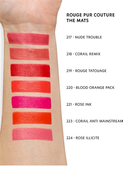 ysl 223 corail anti mainstream review swatch|Rouge Pur Couture The Mats N°223 Corail Anti Mainstream.